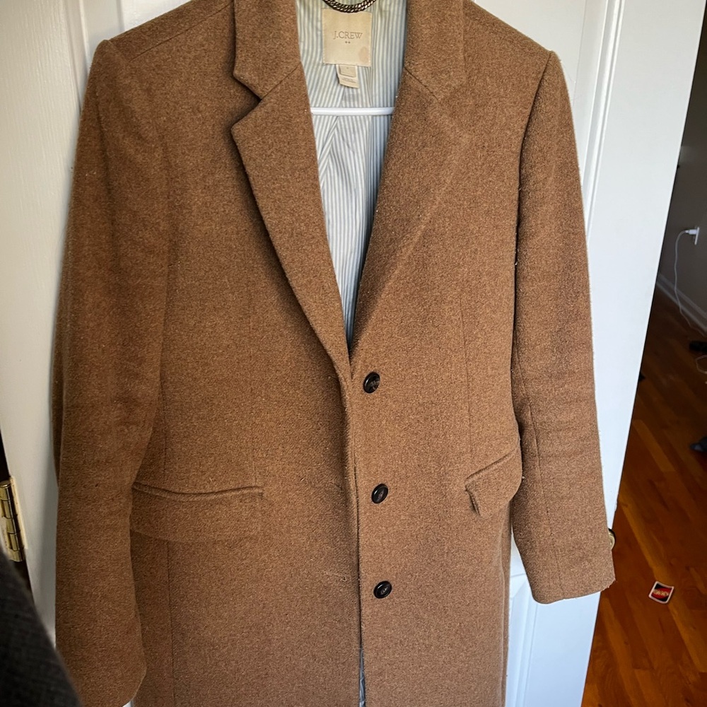 J. Crew | Tan Wool Coat